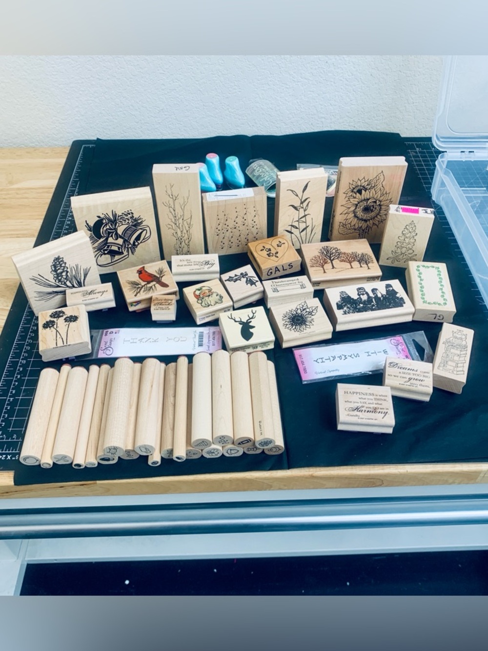 Rubber Stamp Lot!  HUGE